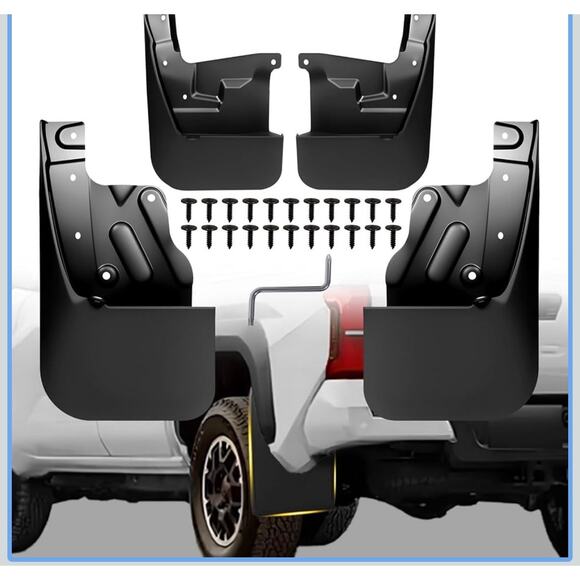 Upgraded Mud Flaps Compatible with 2025 2024 2023 2022 Toyota Tundra Accessories - Picture 1 of 7